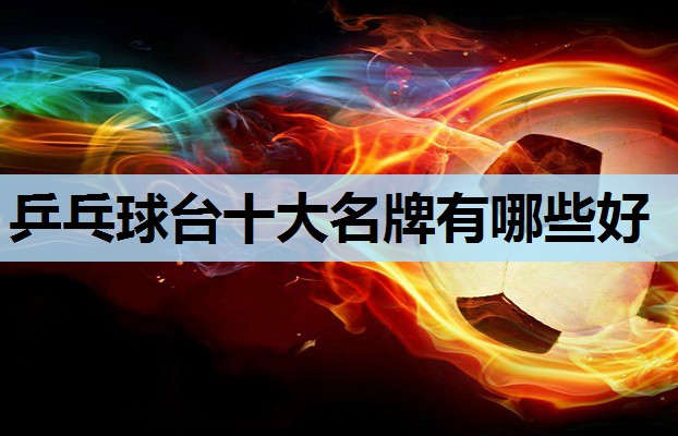 乒乓球台十大名牌有哪些好 乒乓球台十大名牌有哪些好